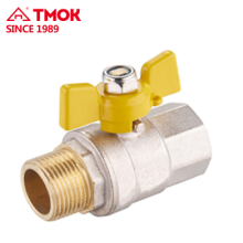 FxM thread forging brass gas ball valve Dn20